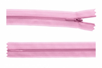 Молния потайная Т3 513, 60 см, капрон, цвет св.розовый - купить в Дзержинске. Цена: 10.13 руб.