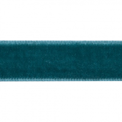 Лента бархатная нейлон, шир.12 мм, (упак. 45,7м), цв.65-изумруд - купить в Дзержинске. Цена: 396 руб.