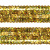 Тесьма с пайетками D16, шир. 20 мм/уп. 25+/-1 м, цвет золото - купить в Дзержинске. Цена: 778.19 руб.