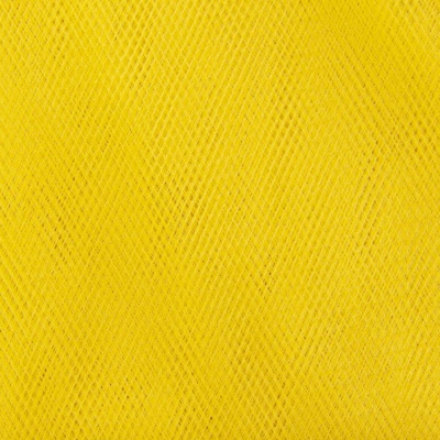 Фатин матовый 16-70, 12 гр/м2, шир.300см, цвет жёлтый - купить в Дзержинске. Цена 112.70 руб.