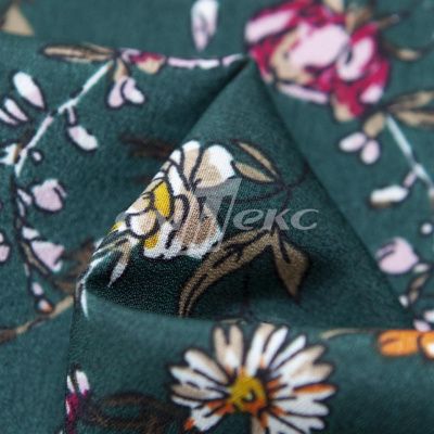 Плательная ткань "Фламенко" 6.1, 80 гр/м2, шир.150 см, принт растительный - купить в Дзержинске. Цена 241.49 руб.