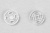 Кнопки пришивные пластиковые 11,5 мм, блистер 24шт, цв.-прозрачные - купить в Дзержинске. Цена: 59.44 руб.