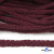 Шнур плетеный d-6 мм круглый, 70% хлопок 30% полиэстер, уп.90+/-1 м, цв.1070-бордовый - купить в Дзержинске. Цена: 588 руб.